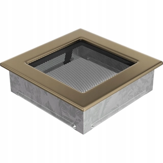Krbová mriežka - Mriežka ventilácia galvanické zlato 17x17 + zadarmo