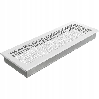 Krbová mriežka - ABC biela mriežka 17x49