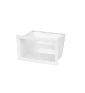 Krbová mriežka - Vetracia mriežka Luft biela SL-12x20-in Hitze