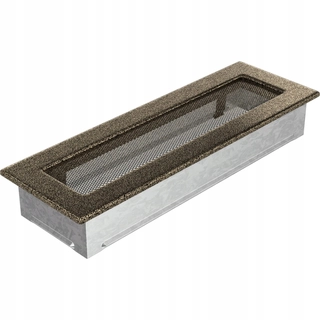Krbová mriežka - Čierna a zlatá mriežka 11x32