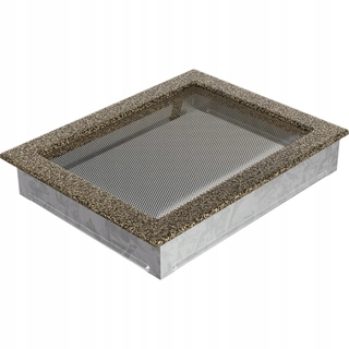 Krbová mriežka - Čierna a zlatá mriežka 22x30 + ZADARMO
