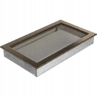 Krbová mriežka - Čierna a zlatá mriežka 22x37 + ZADARMO