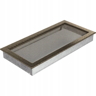 Krbová mriežka - Čierna a zlatá mriežka 22x45