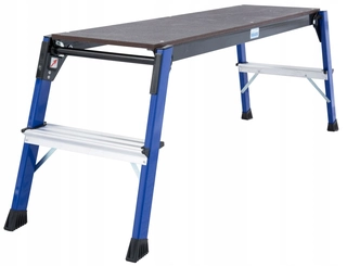 Rebrík -  Krause Steptop. Montážna platforma 130099