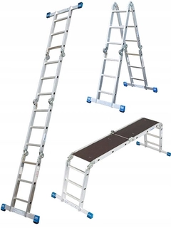 Rebrík -  Krause Stabililo 123909 rebrík s platformou 4x3