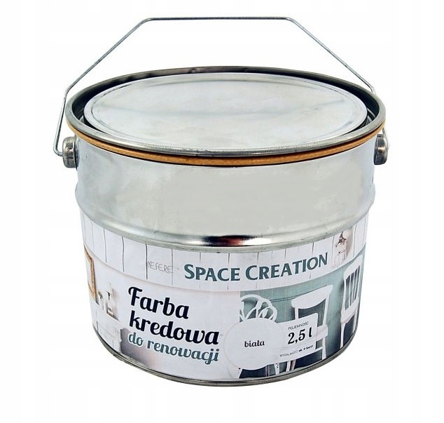 Space Creation kriedová farba na nábytok, 2,5 l, pololesklá