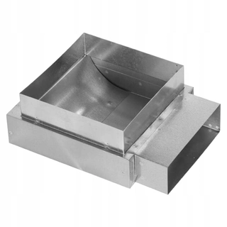 Potrubie, rozvody ku krbu - DARCO 150 x 50 mm s výstupným tvarmi 160 x 160 mm