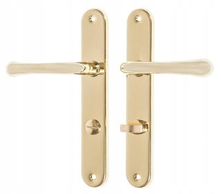 Kľučky na dvere - Kuchinox Classic Ruck Ruck Gold Gloss 72 mm toaleta vľavo
