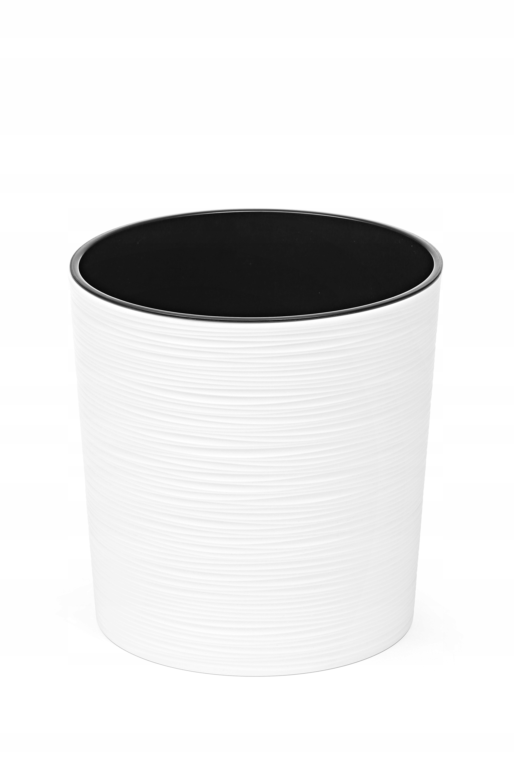 Deco4Home kvetináč 25 cm x 25 x 25,5 cm priemer 25 cm plastový biely
