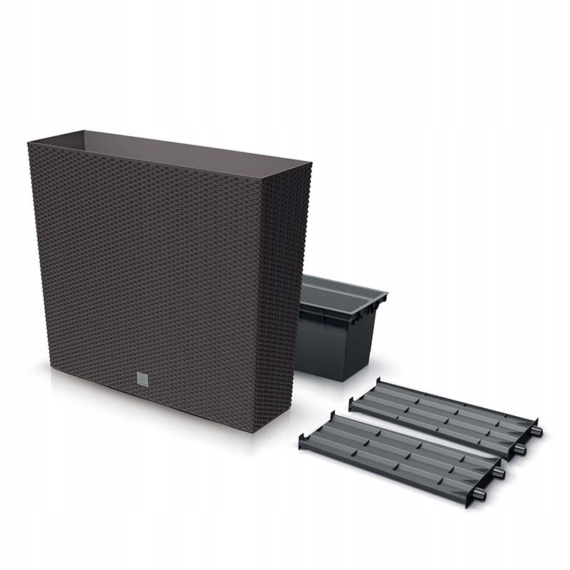 Kvetináč Prosperplast 77 cm x 23,5 x 68,6 cm plastový odtieň hnedej a béžovej