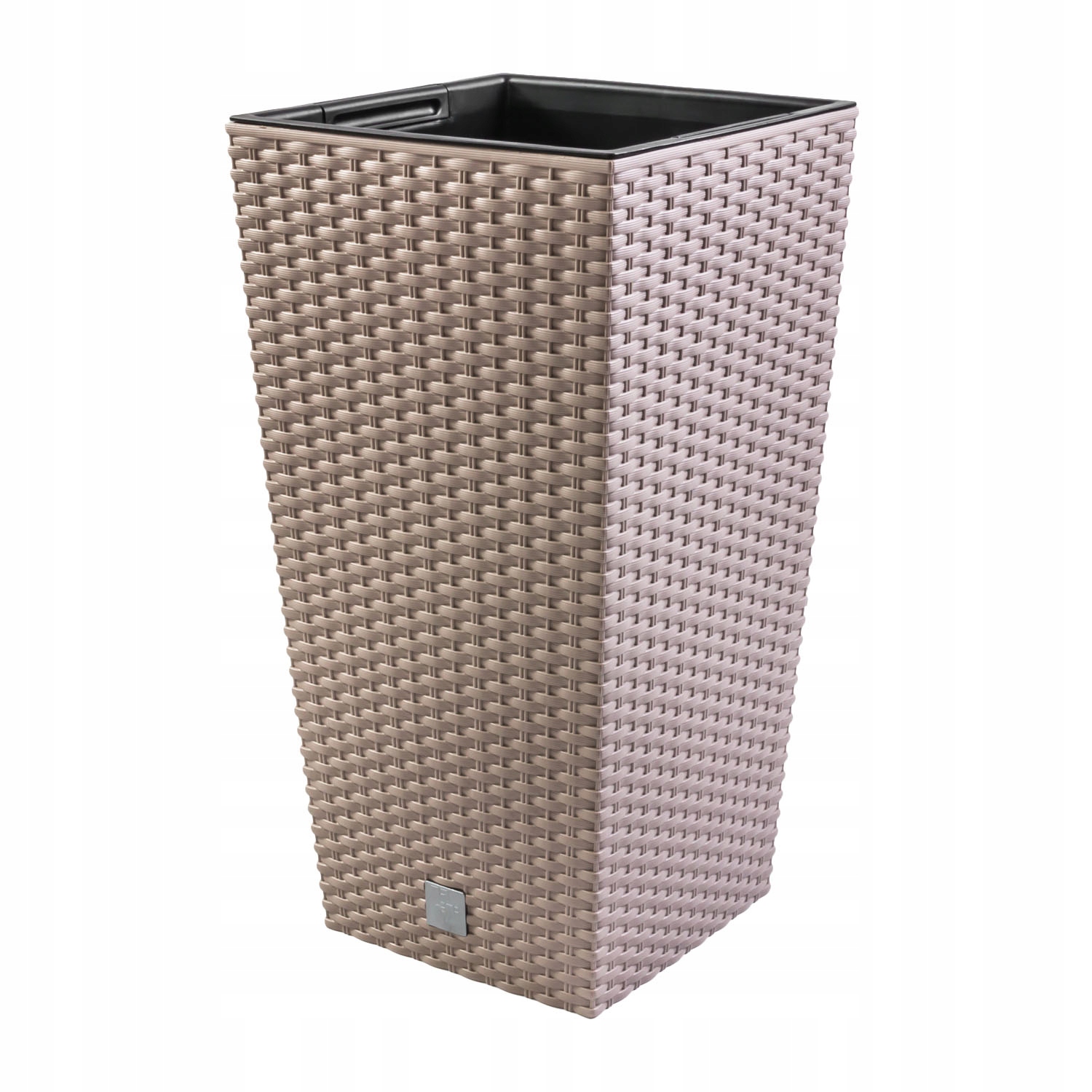 Kvetináč Prosperplast 24 cm x 24 x 45 cm plastový odtieň hnedej a béžovej
