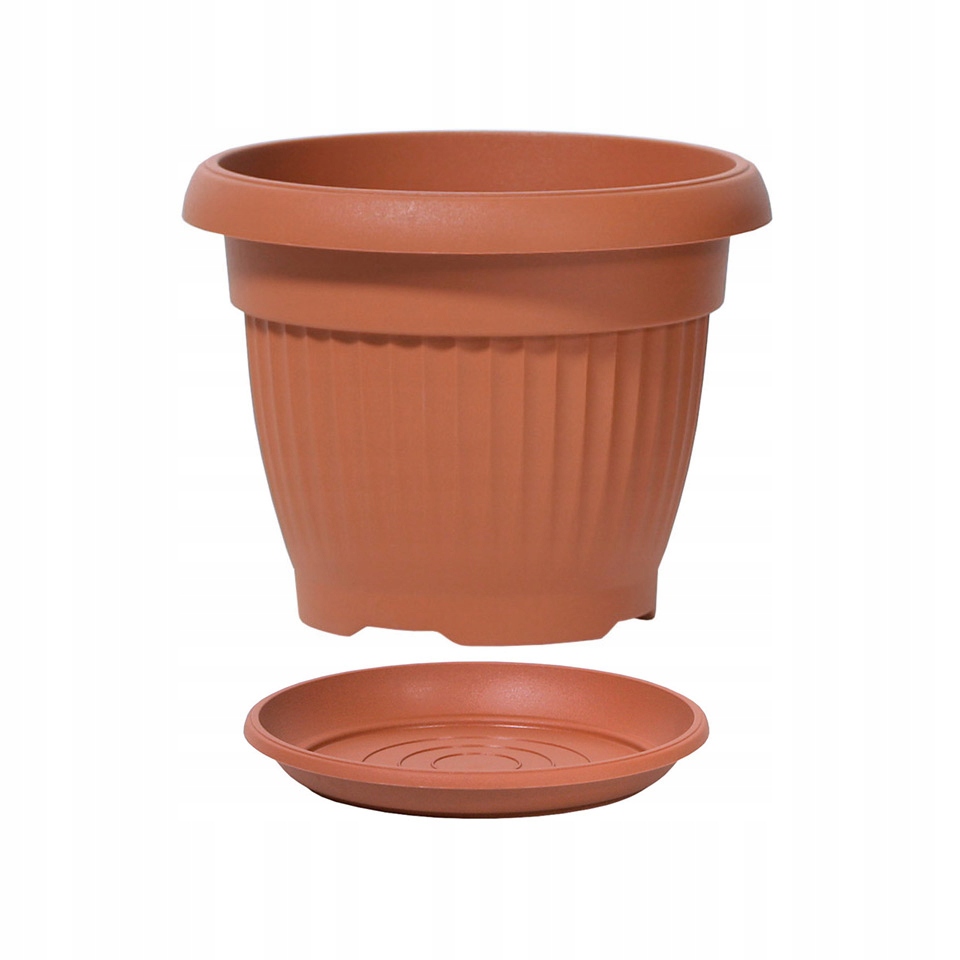 Kvetináč Prosperplast 50 cm x 50 x 39 cm priemer 50 cm plastové odtiene oranžovej