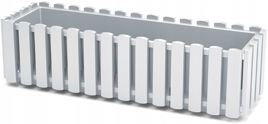 Prosperplast kvetináč 58 cm x 18 x 16,2 cm priemer 10 cm plastový biely