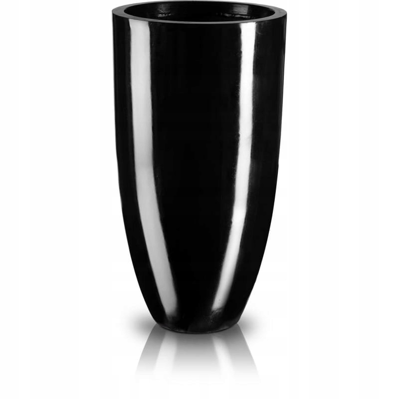 Kvetináč Polnix 78 cm x 42 x 78 cm priemer 42 cm sklolaminát čierny