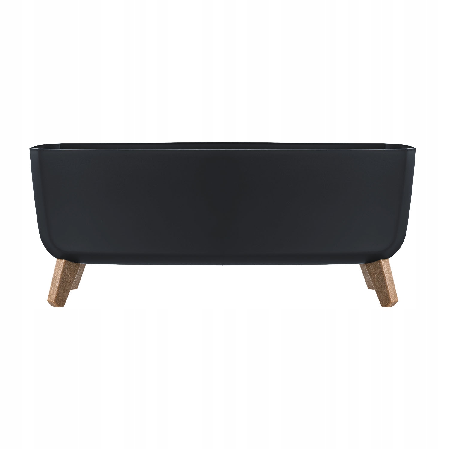 Kvetináč Prosperplast 58 cm x 24 x 23,5 cm plastový odtieň sivá a strieborná