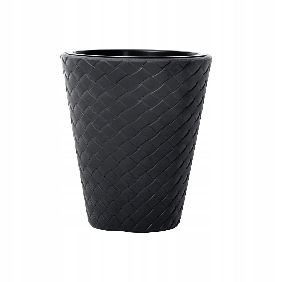 Kvetináč Prosperplast 40 cm x 40 x 48 cm priemer 40 cm plastový odtieň sivej a striebornej