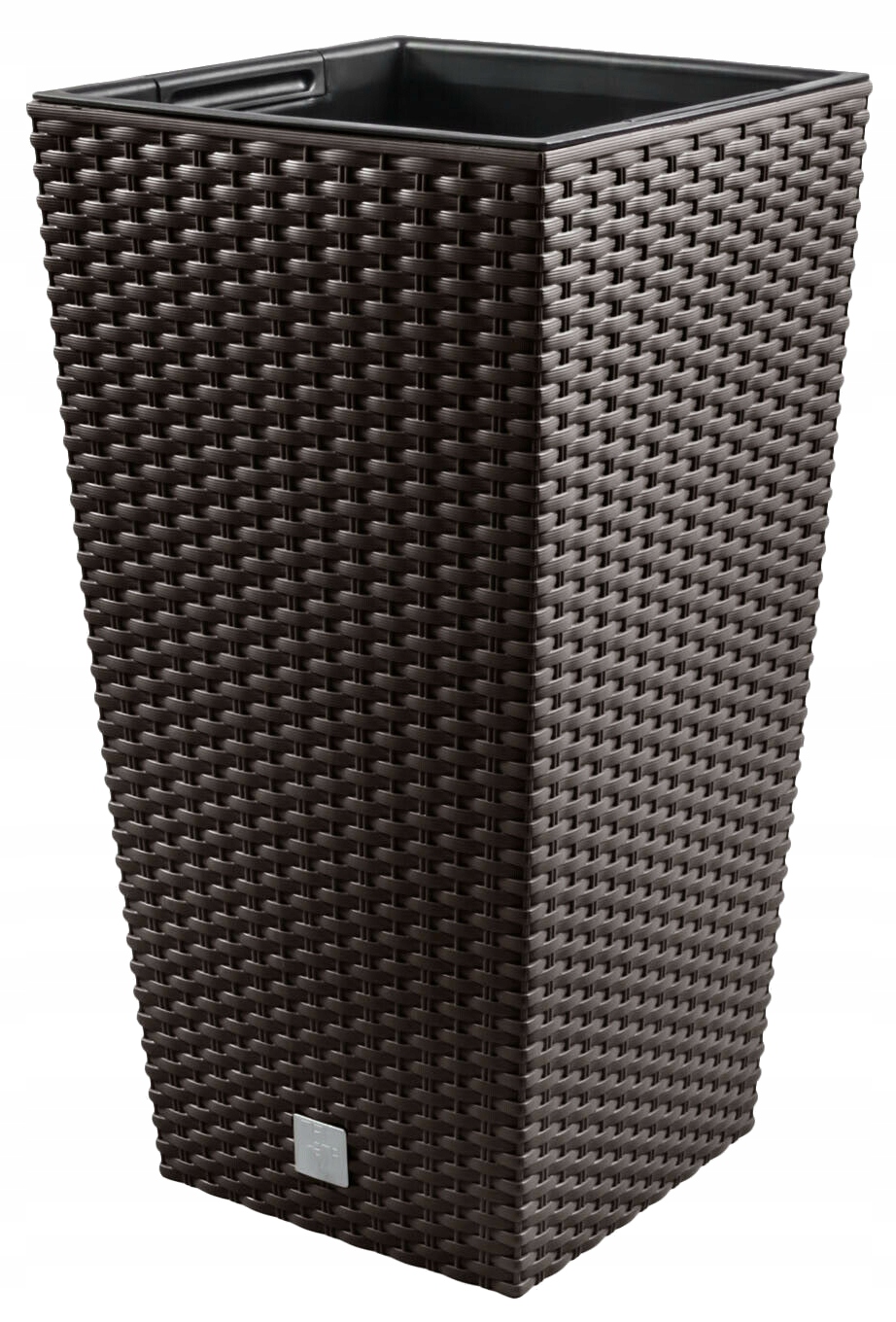 Kvetináč Prosperplast 32,5 cm x 32,5 x 61 cm priemer 32,5 cm plastové odtiene hnedej a béžovej