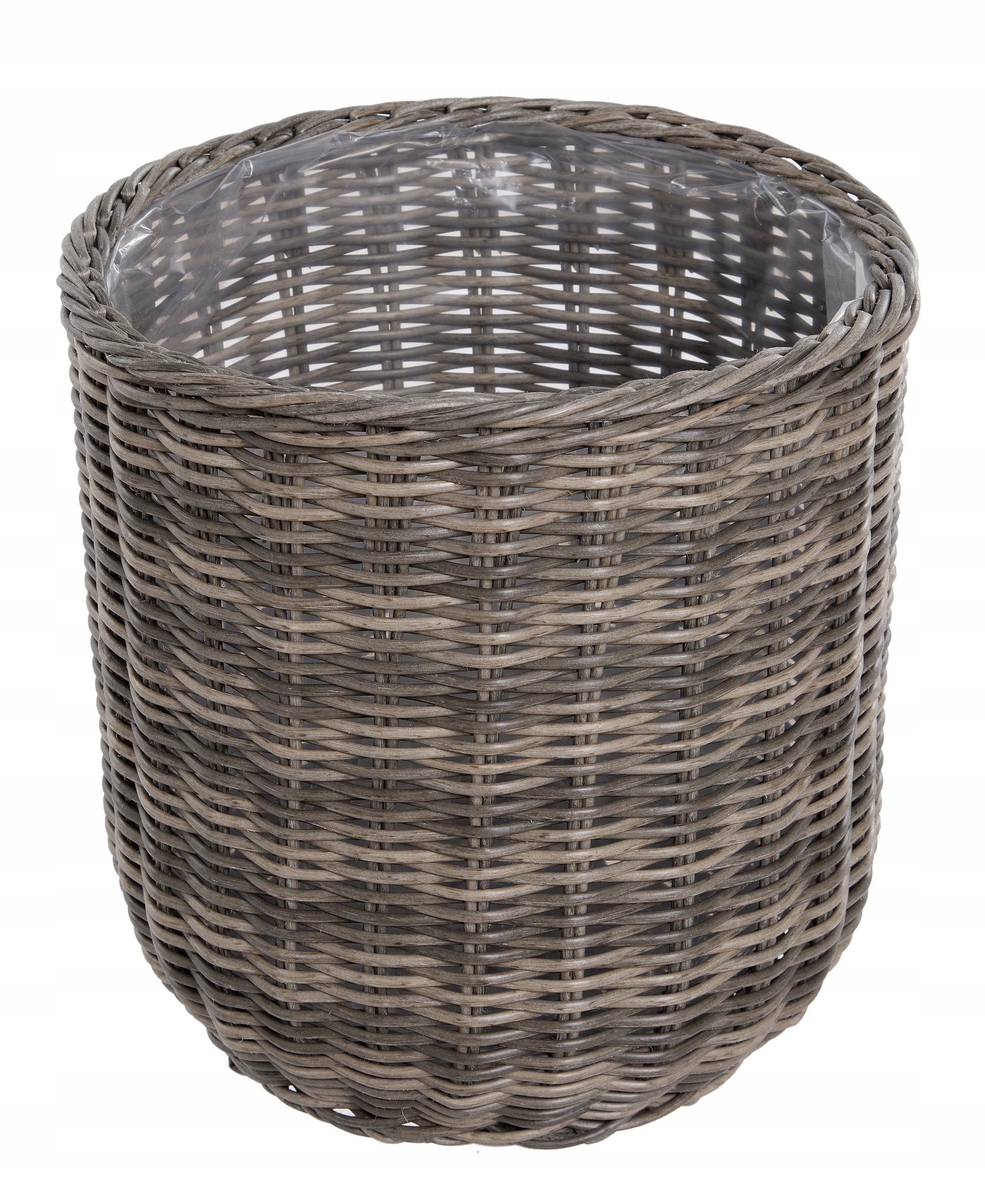 OTE kvetináč 38 cm x 38 x 51 cm, plast, odtiene sivej a striebornej