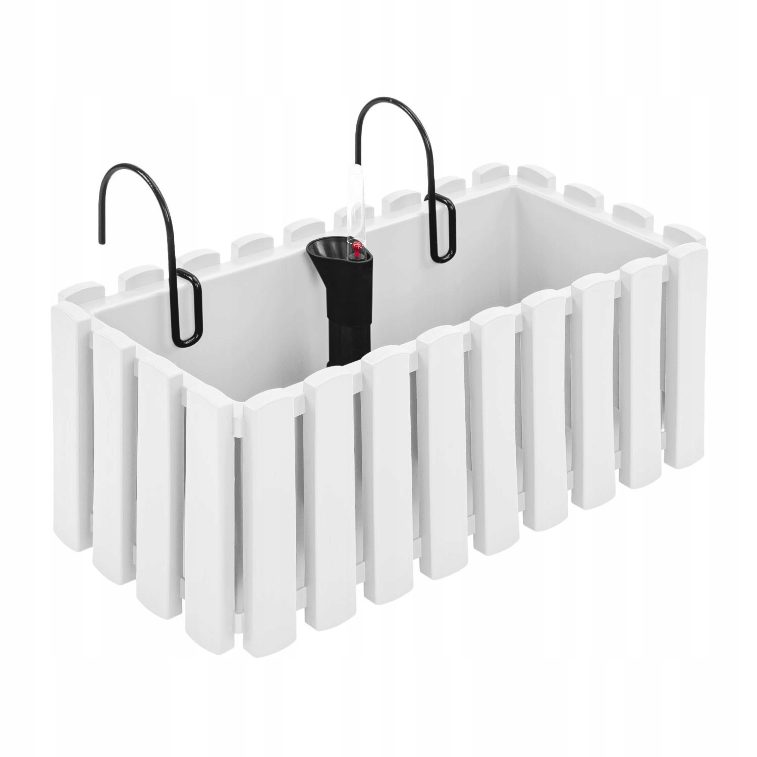Kvetináč Prosperplast 38 cm x 18 x 16,2 cm priemer 38 cm plastový biely
