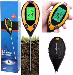 Tester substrátu - SOIL Acid Meter 4v1 Zemný PH METER Tester