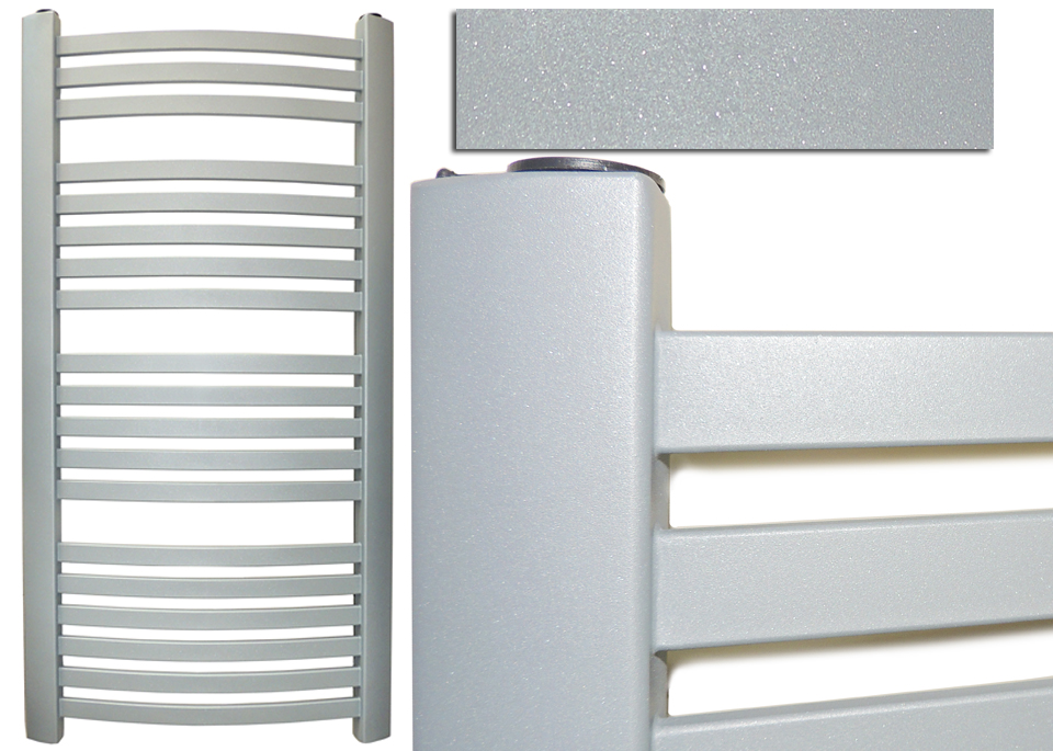 Hydro-Mat vodný kúpeľňový radiátor 477 W 575 x 970 mm šedý