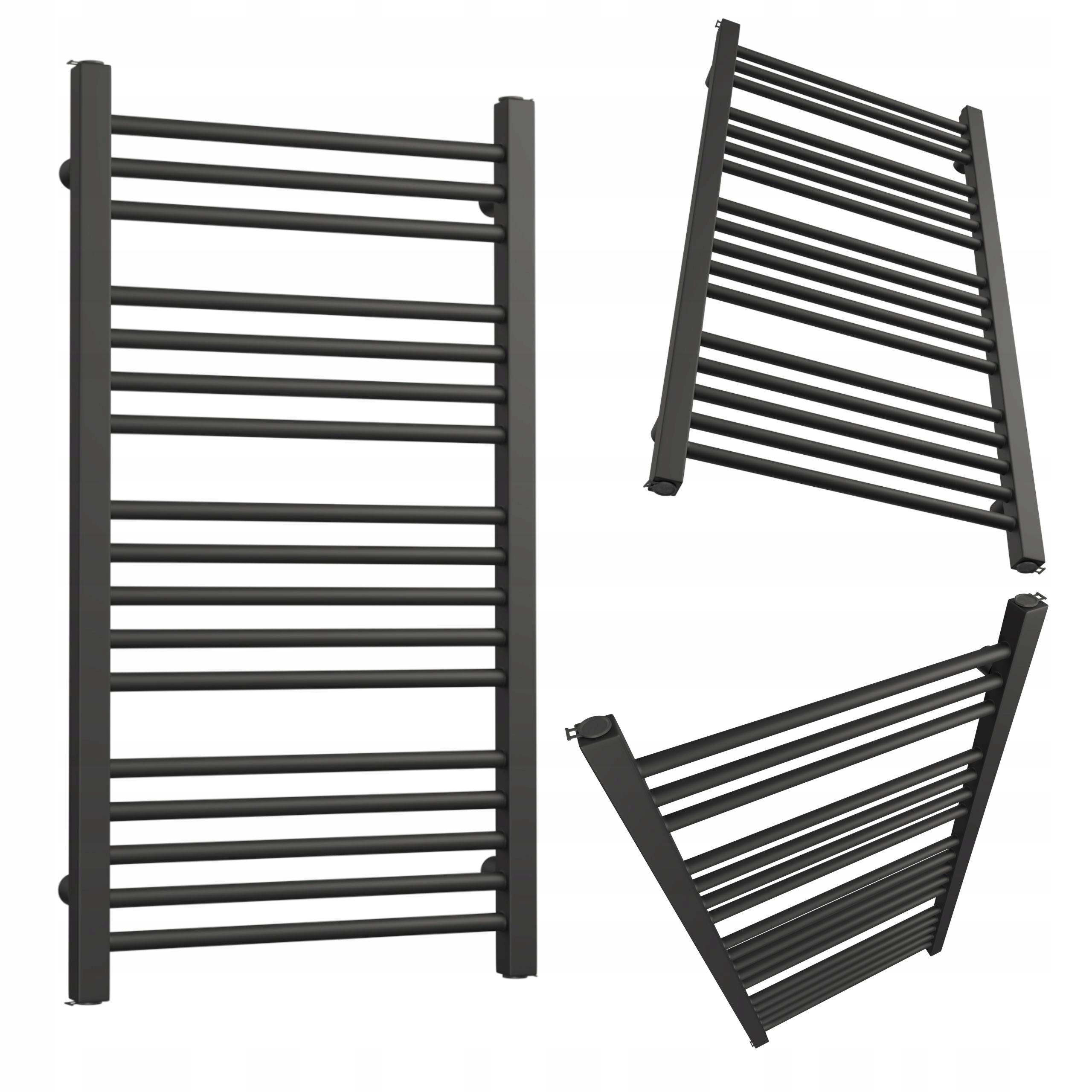 MC MONTANA vodný kúpeľňový radiátor 462 W 550 x 940 mm čierny