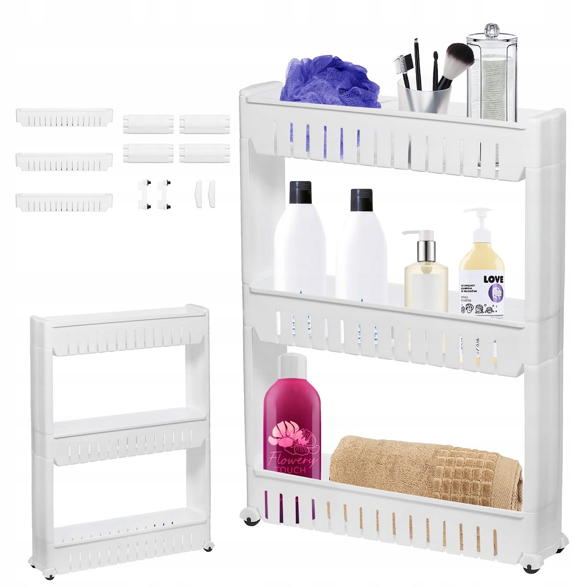 Springos HA1010 voľne stojaca skrinka 70x54x12,5 cm biela