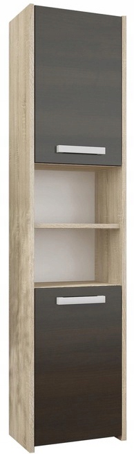 KÚPEĽŇOVÁ POLICA 40CM SONOMA MIX Wenge Ł-1