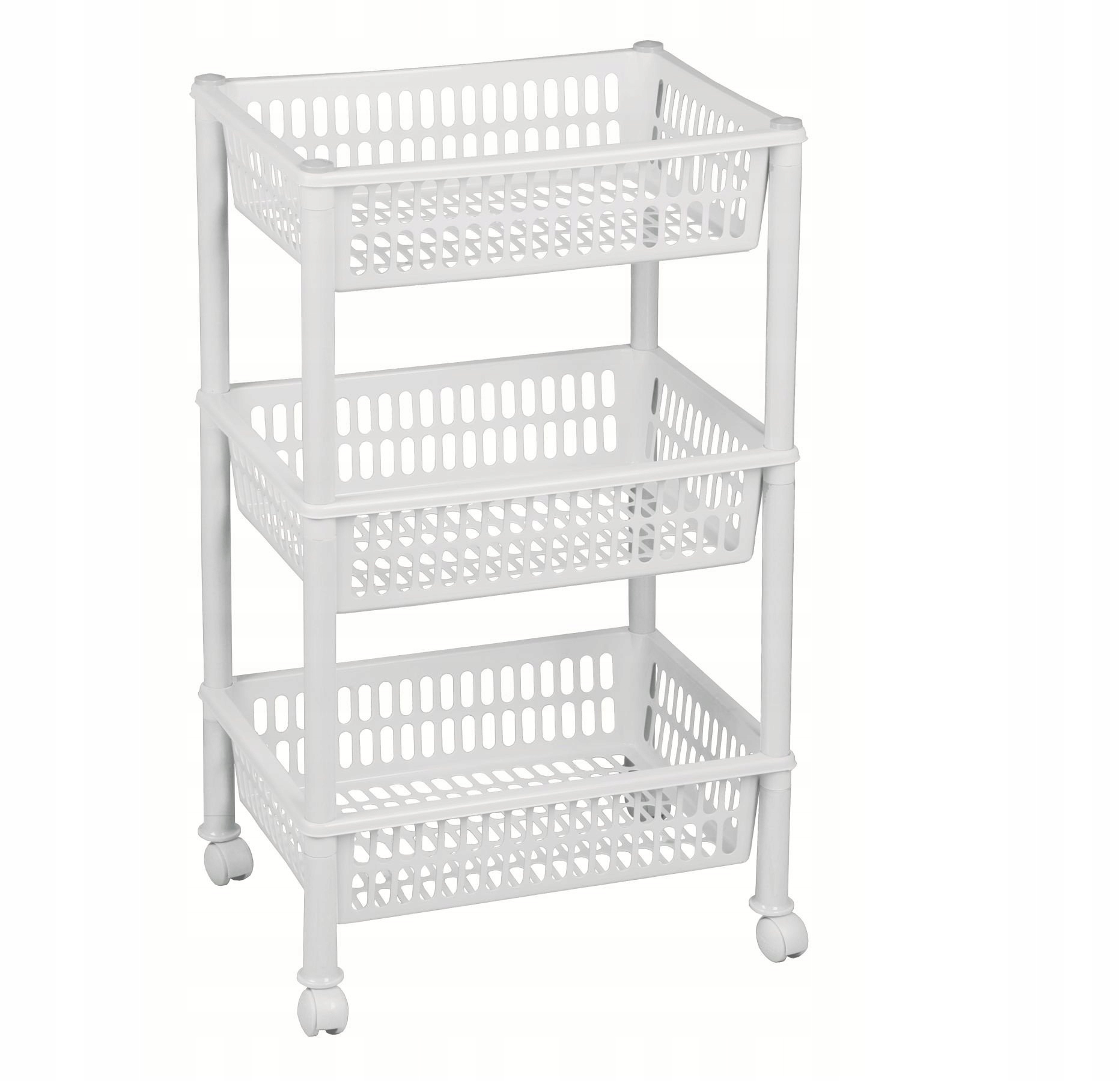 Plast-Team Jumbo Eco kúpeľňová polica 68,5x39,4x29 cm biela