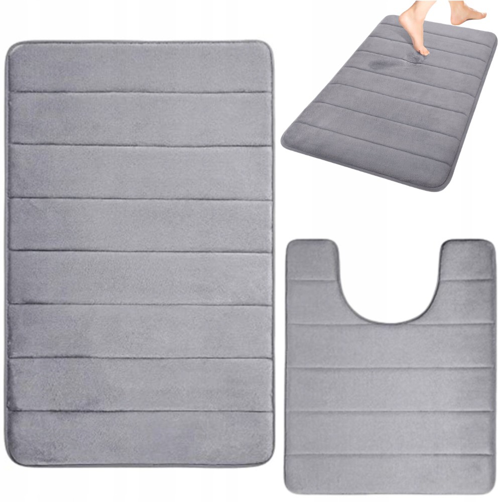 SET KÚPEĽŇOVÝCH PREDLOŽKOV Z MIKROVLÁKNA, 2 KS.