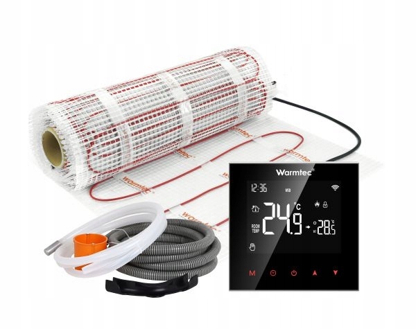 Vykurovacia vykurovacia rohož sada DS2-40/SRT20W 4m2