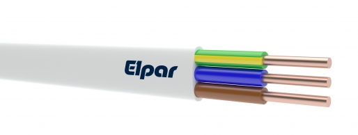 Plochý inštalačný kábel YDYp Elpar 3 x 1,5