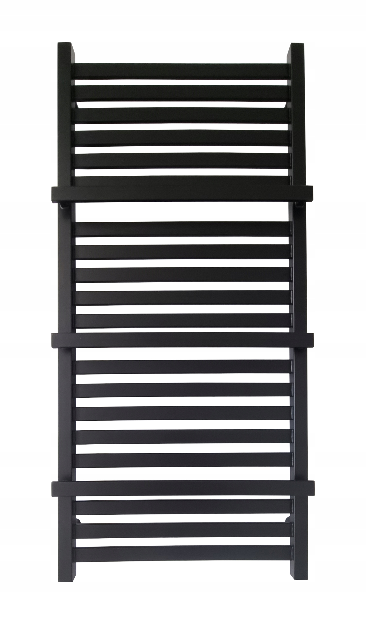 Vodný kúpeľňový radiátor Scarlet 535 W 530 x 1150 mm čierny