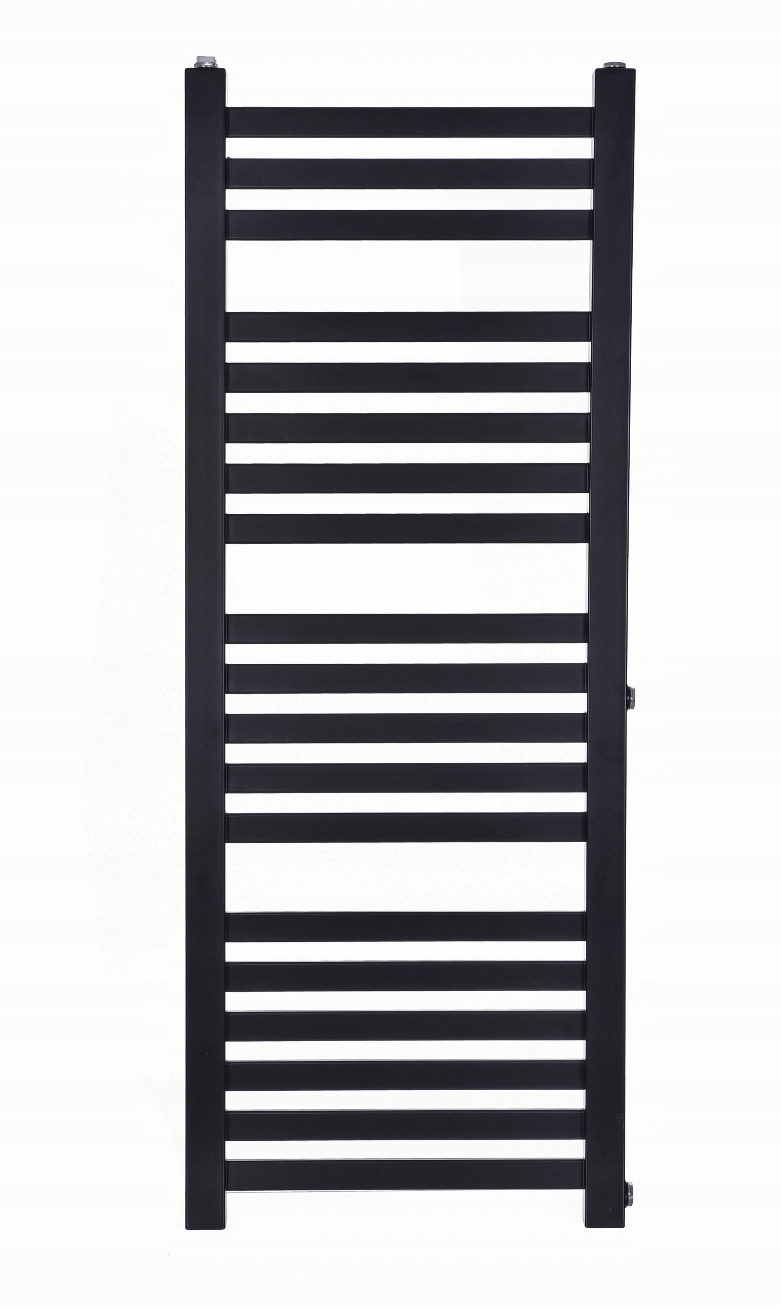 Vodný kúpeľňový radiátor Vinolli 433 W 440 x 1150 mm čierny