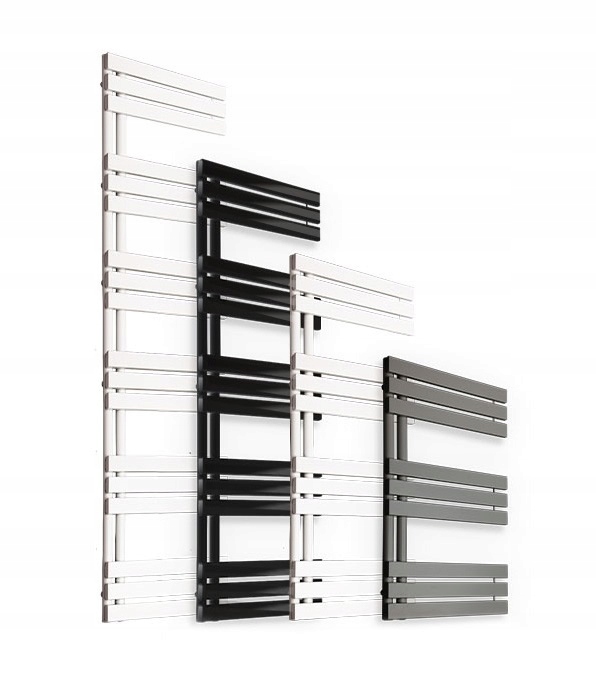 Vodný kúpeľňový radiátor Pumson 452 W 500 x 1180 mm biely