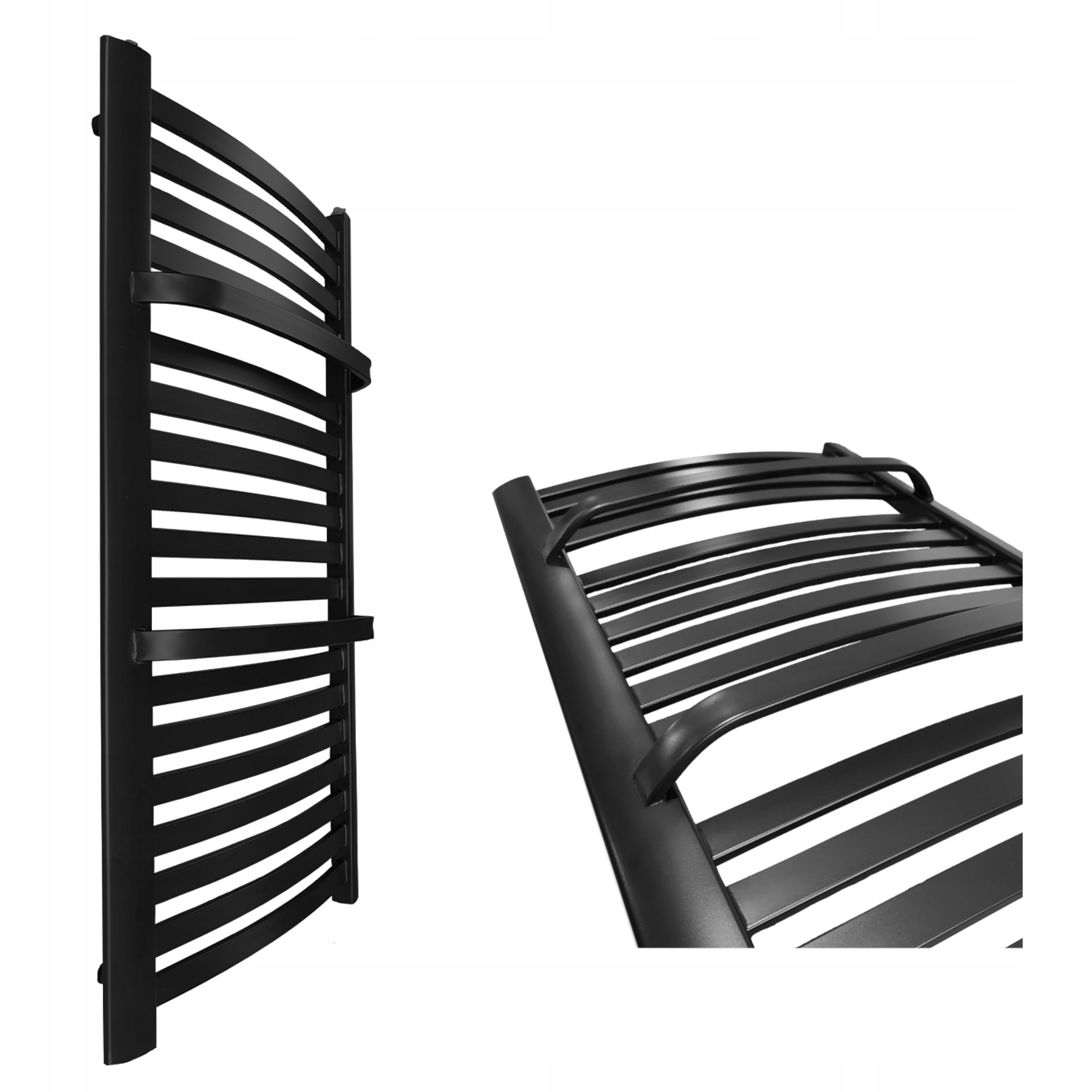 Regnis vodný kúpeľňový radiátor 746 W 570 x 1180 mm čierny