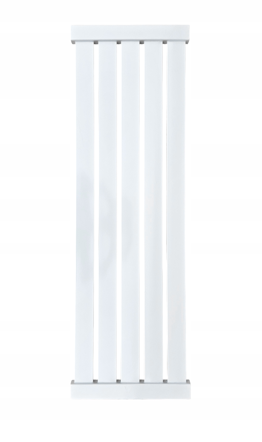 Vodný kúpeľňový radiátor Szkarłat 522 W 380 x 1400 mm biely