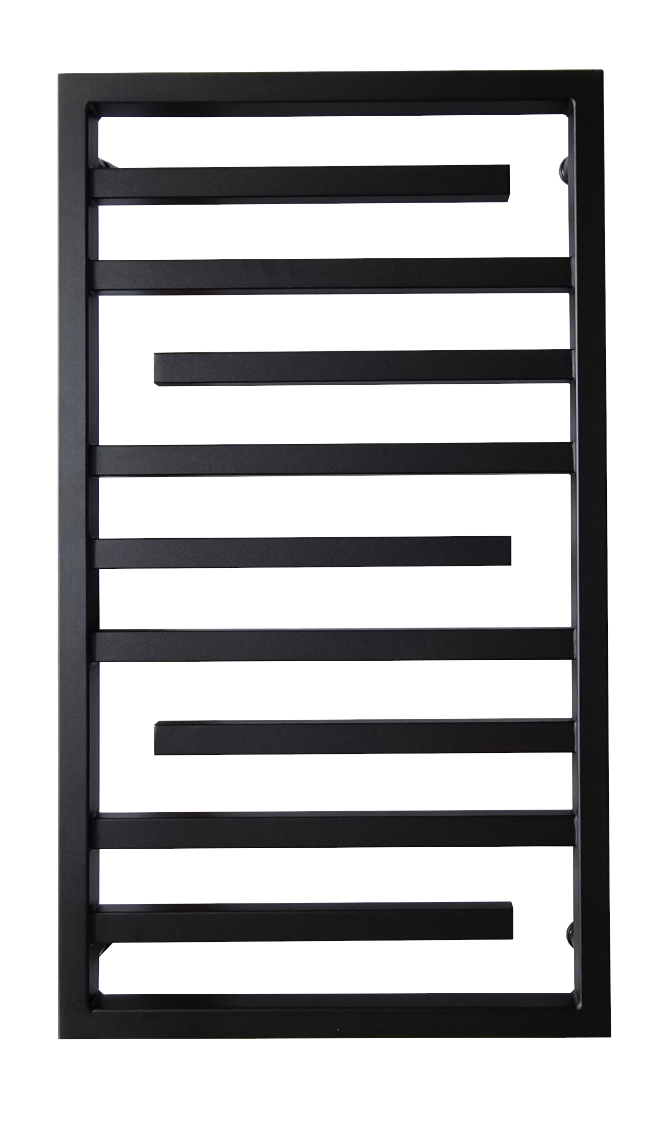 Vodný kúpeľňový radiátor Scarlet 528 W 530 x 930 mm čierny