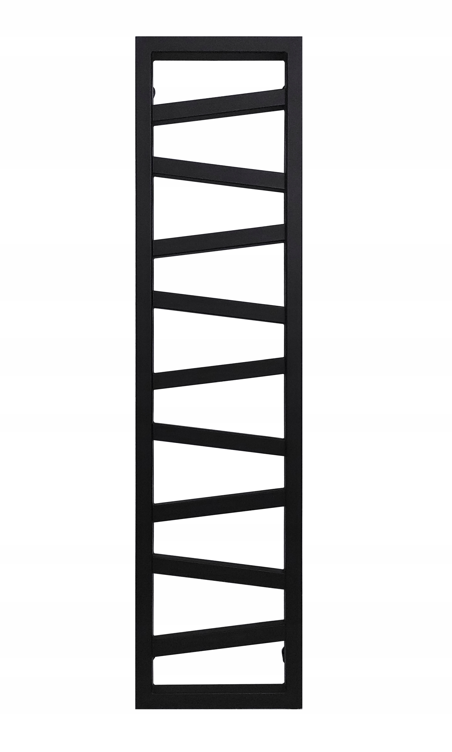 Vodný kúpeľňový radiátor Scarlet 435 W 300 x 1200 mm čierny