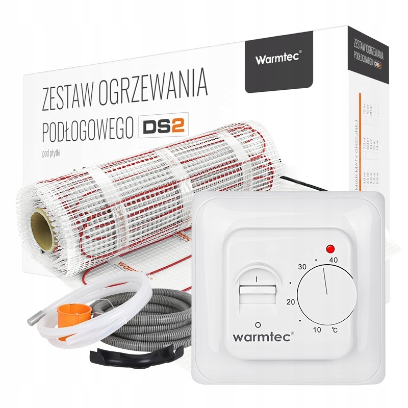 Sada podlahového kúrenia pre dlažbu Warmtec DS2-40/T73 4 m2