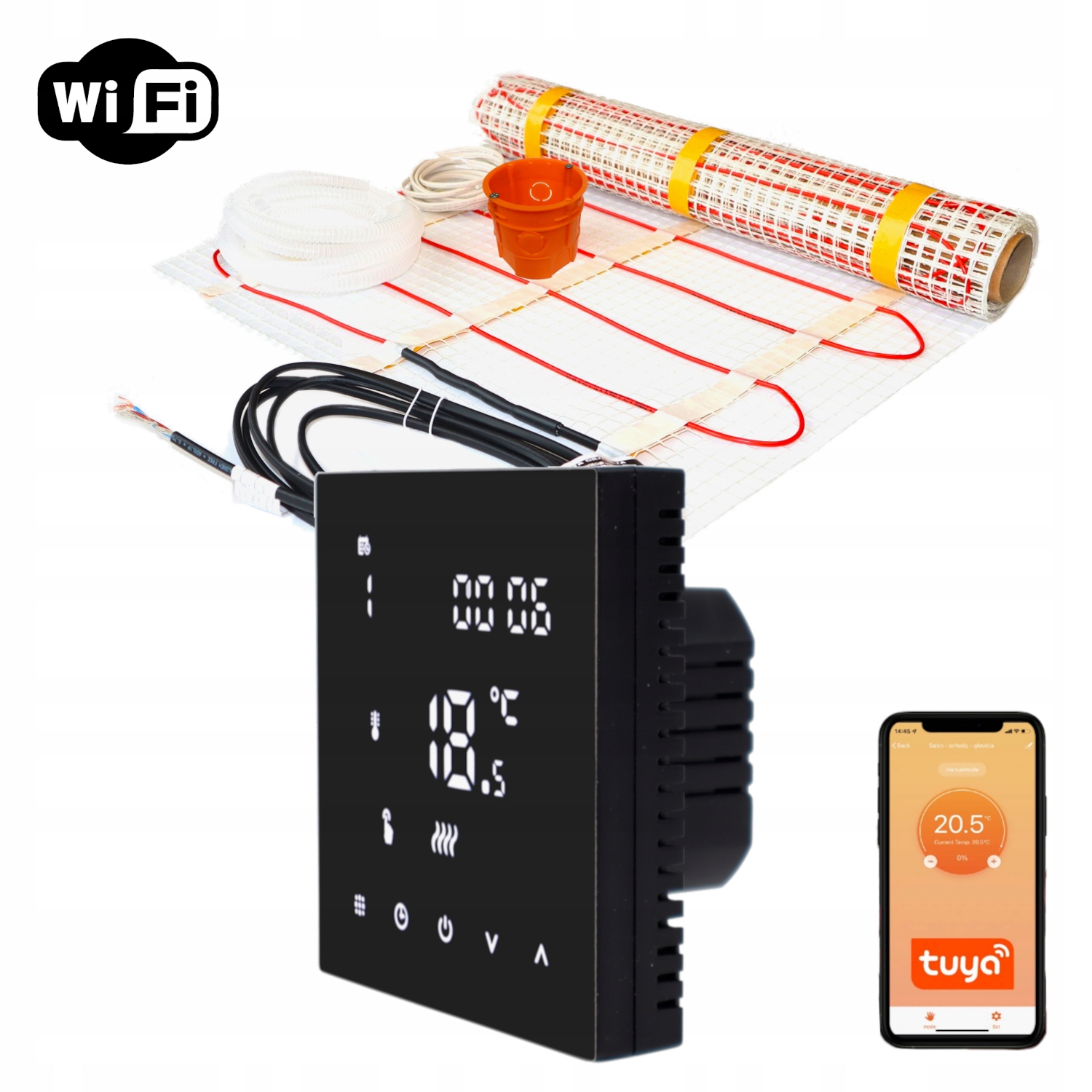 Sada vykurovacích rohoží NVMGW150/10CC WiFi 2m2