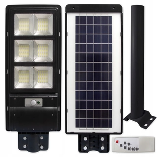 Uličná lampa - Pouličné svietidlo 270 W 6000 lm, na batérie, solárne