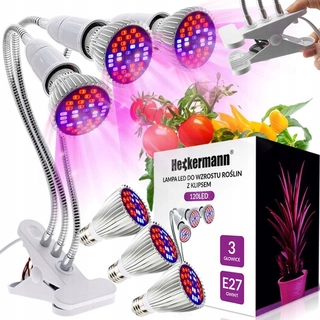 Lampa na pestovanie raslín - Stojacia lampa Heckermann 90 W GROW na pestovanie rastlín