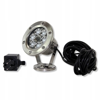 Osvetlenie jazierka- LED lamp - stainless reflector QL 21 6W white