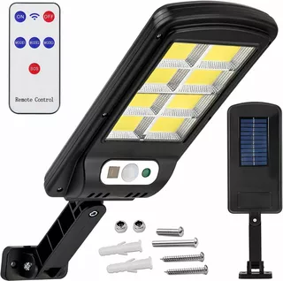 Záhradná fasádna lampa - Fasádne svietidlo 300 w 6000 lm, na batérie, solárne napájanie