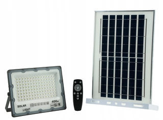 Uličná lampa - Pouličné svietidlo 400 W 40000 lm na solárne napájanie