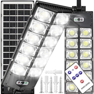 Uličná lampa - Pouličné svietidlo 1600 W 60000 lm solárne napájanie