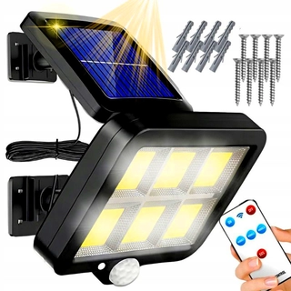 Uličná lampa - Pouličná lampa 250W 8000LM solárne napájanie + diaľkové ovládanie pre solárnu indukčnú nástennú lampu