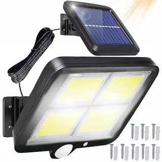 Uličná lampa - Pouličné svietidlo 50 W 4999 lm, na batérie, solárne