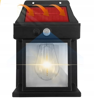 Záhradné nástenné svietidlo - Záhradné nástenné svietidlo Q-LIGHT čierne, integrovaný 3W LED zdroj